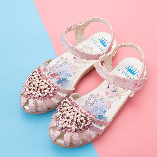 Disney【 Frozen 】 Princess Elsa Anna Sandals Shoes Girls Kids