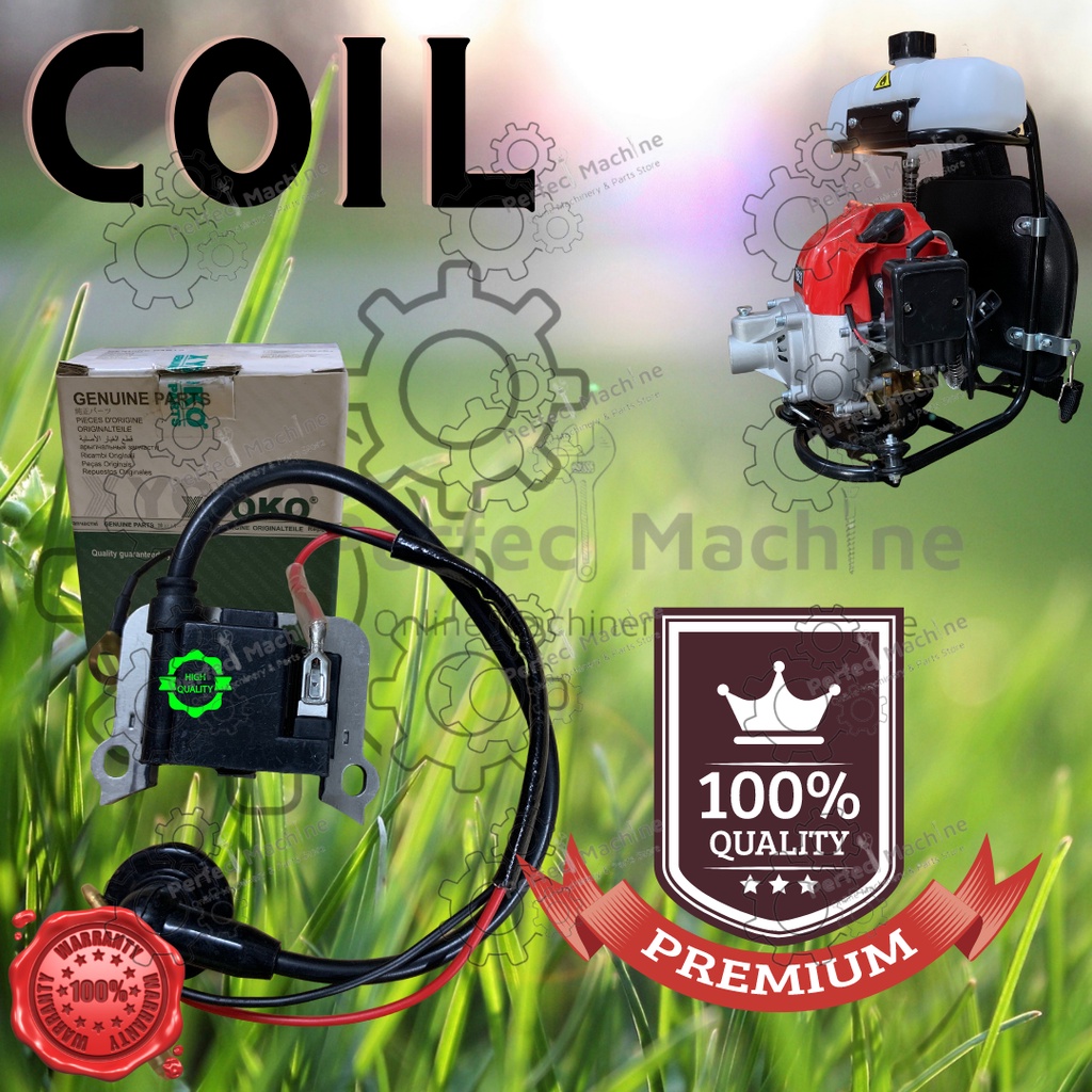 Mesin Rumput Ignition Plug Coil/Coil Api Mesin Rumput Shopee Malaysia