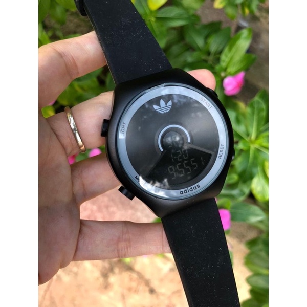 Adidas led watch clearance rubber