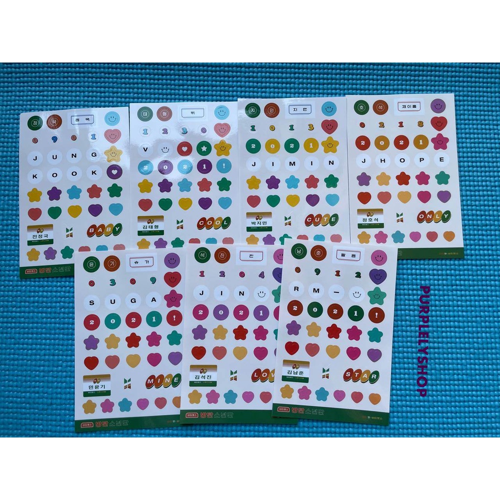 Bts 2021 SEASON'S GREETING OFFICIAL SHARING (STICKERS) | Shopee Malaysia