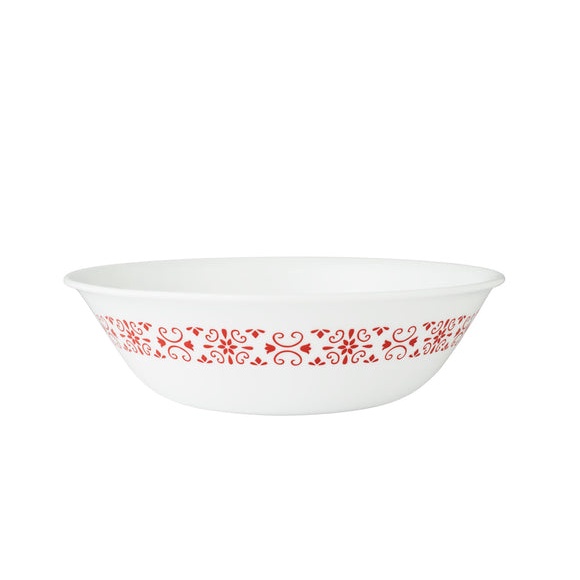 Original USA Corelle Red Trellis Serving Bowl 1L | Shopee Malaysia