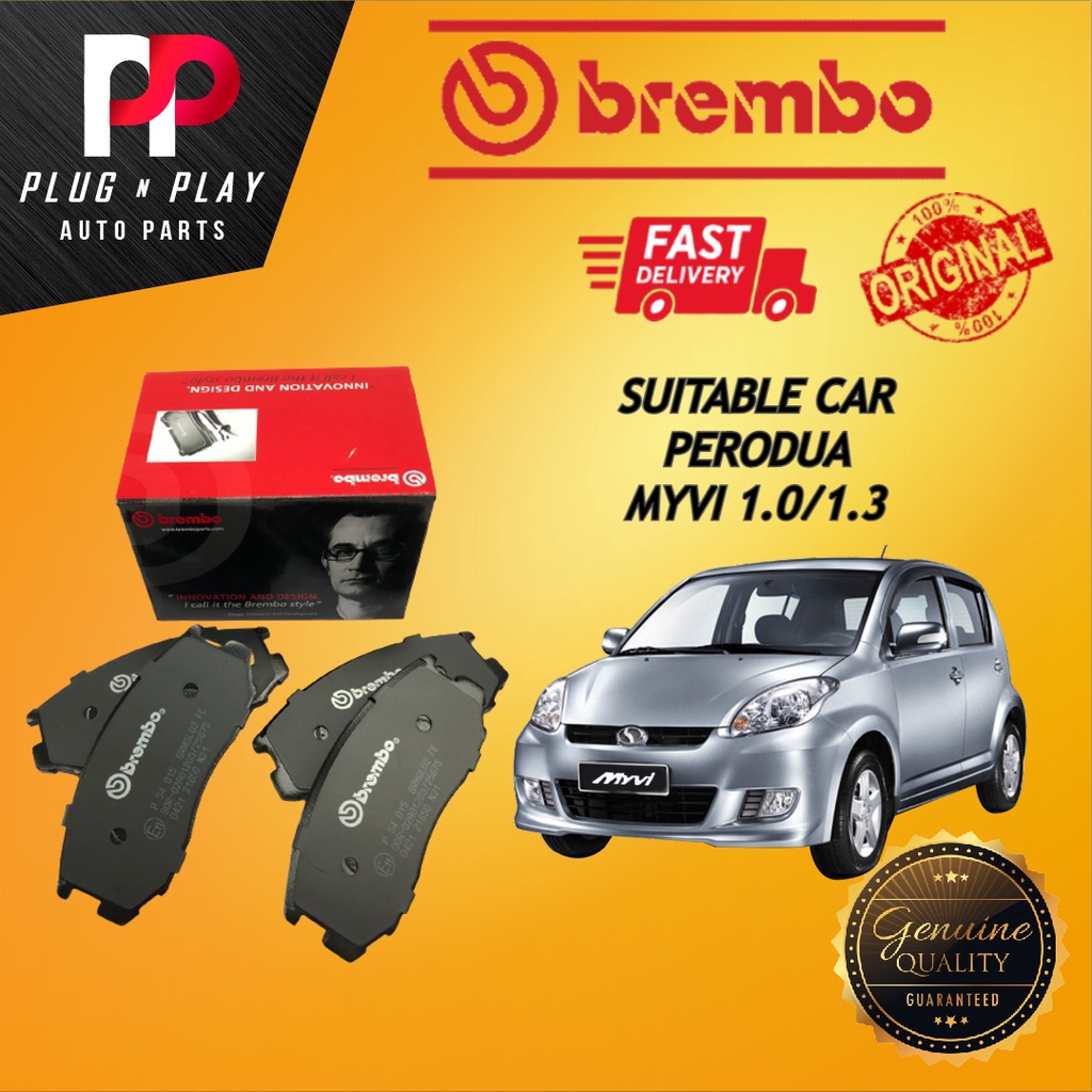BREMBO PERODUA MYVI 1.0 , 1.3 (20032010) FRONT (DEPAN) FW BREMBO BRAKE