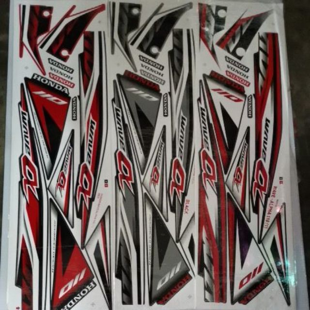 HONDA WAVE ALPHA 110 (1)BODY STICKER | Shopee Malaysia