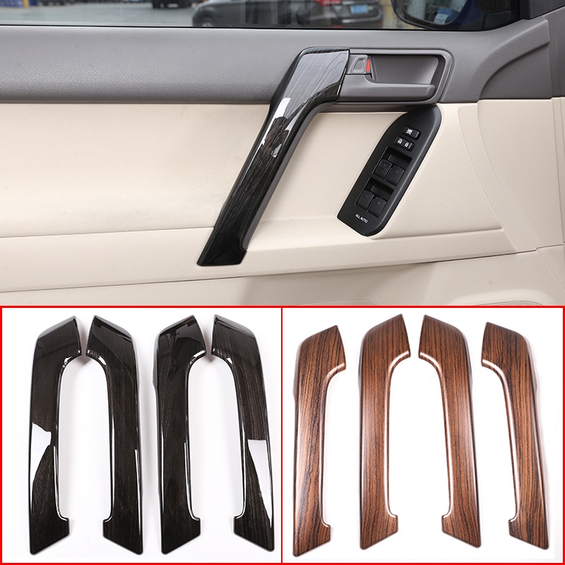 Car Interior Door Handle Decoration Cover Trim ABS Chrome For Toyota