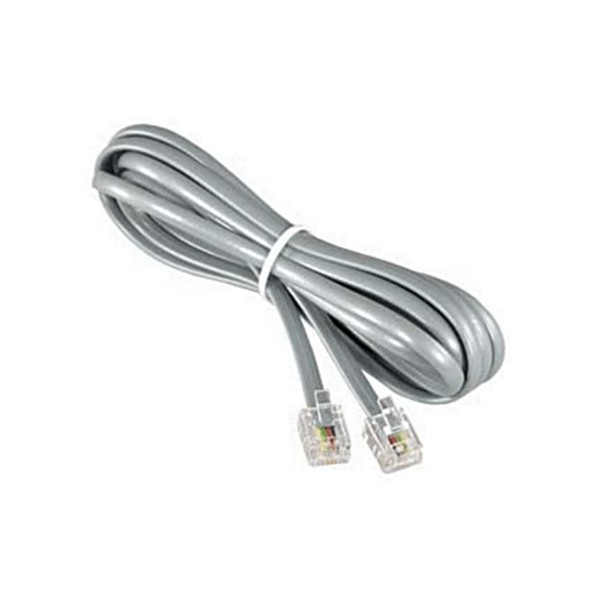 Telephone Cable 6P4C RJ11 & RJ14 Cable | Shopee Malaysia