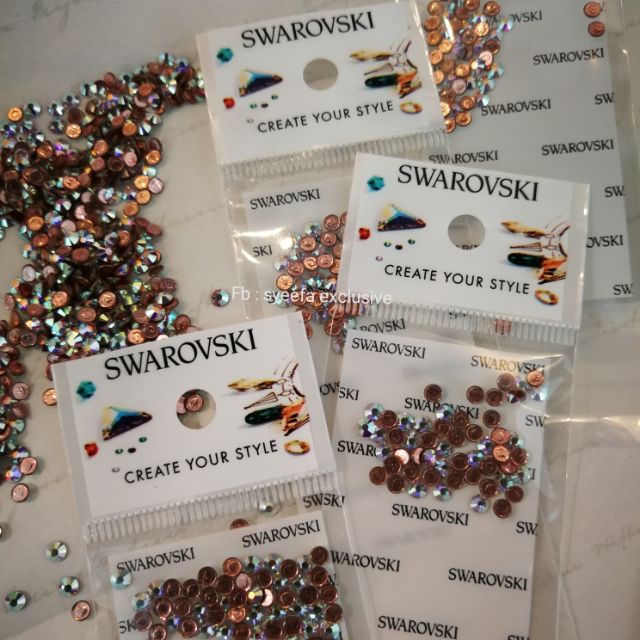 Manik tampal ORIGINAL SWAROVSKI | Shopee Malaysia