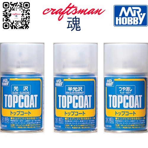 Mr.Hobby Mr.Top Coat (Gloss, SemiGloss, Matt) Shopee Malaysia