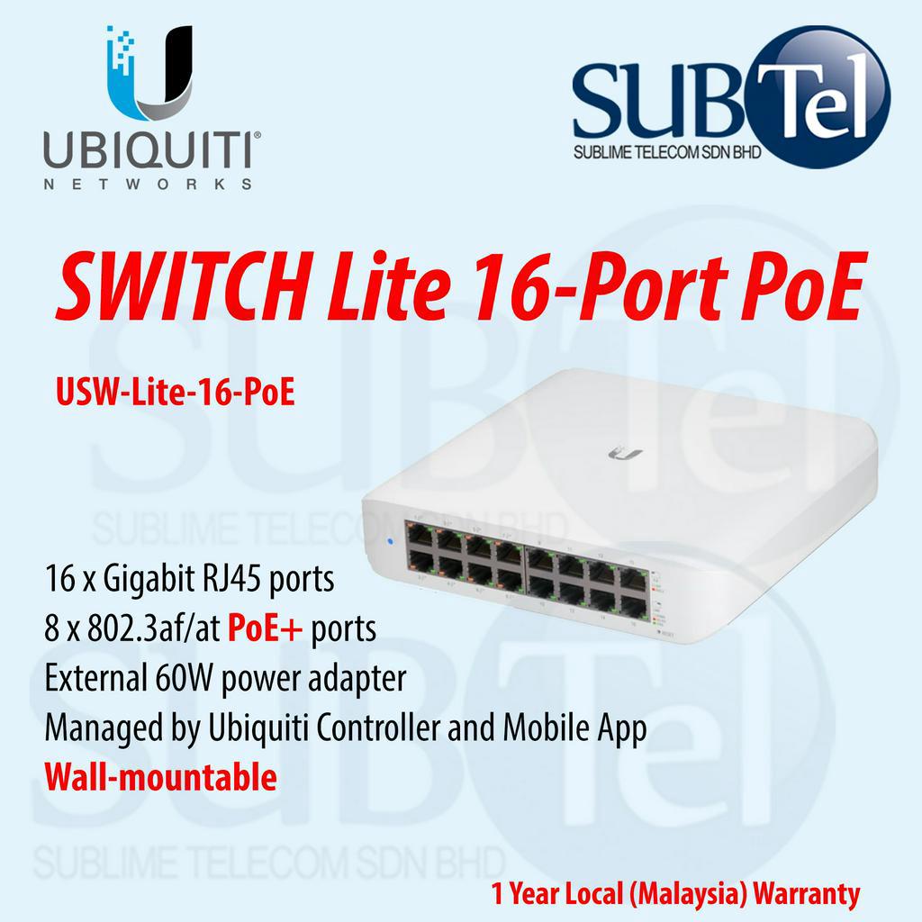 16-Port Gigabit Layer 2 Managed PoE+ (IEEE 802.3at) Switch
