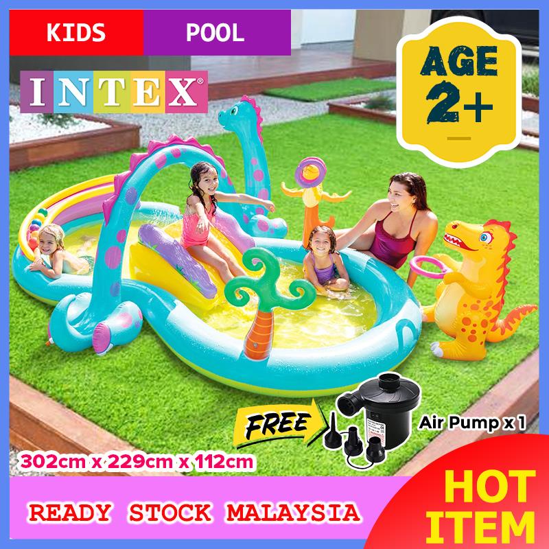 INTEX 57135 Dinoland Play Center Children Toy Play Ground Inflatable ...