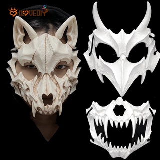 Therian Mask Cat Carnival Funny Hairless Animals Dog Clothes Horror Head  Latex Mascara Halloween Rave Cosplay Costume For Men