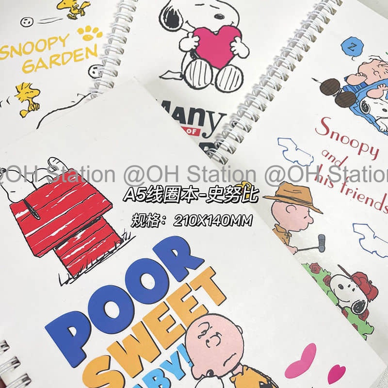 50 sheets A5 Cute Snoopy Notebook | Shopee Malaysia