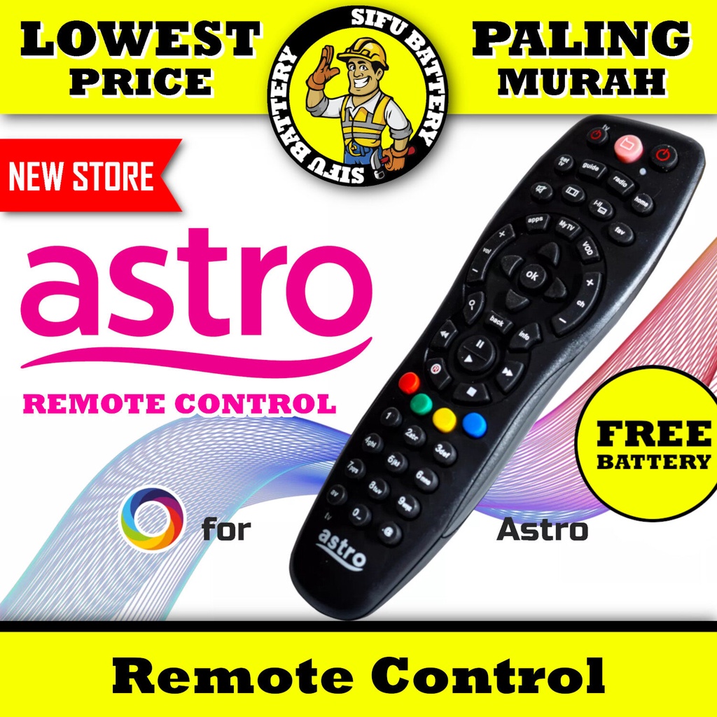 Astro Remote Control 10 In 1 For ASTRO PVR, ASTRO BEYOND, NJOI TV
