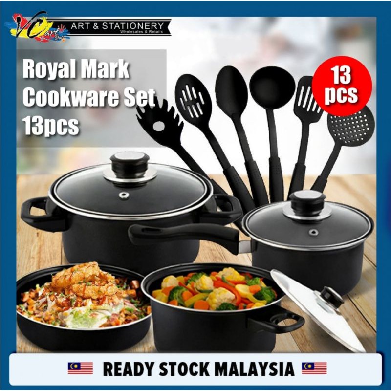 Set ROYAL MARK COOKWARE 13PCS Shopee Malaysia