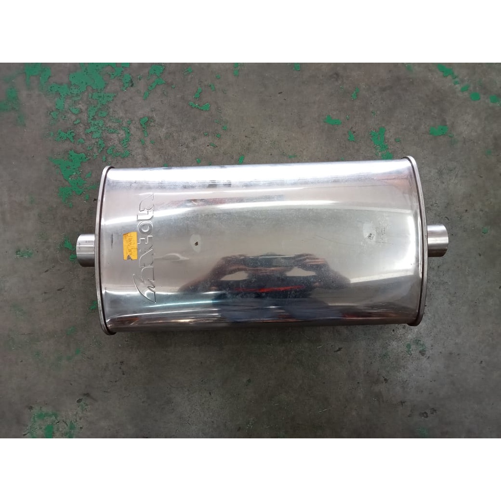 CAR EXHAUST MATOLA STAINLESS STEEL MUFFLER / CENTRE BOX | Shopee Malaysia