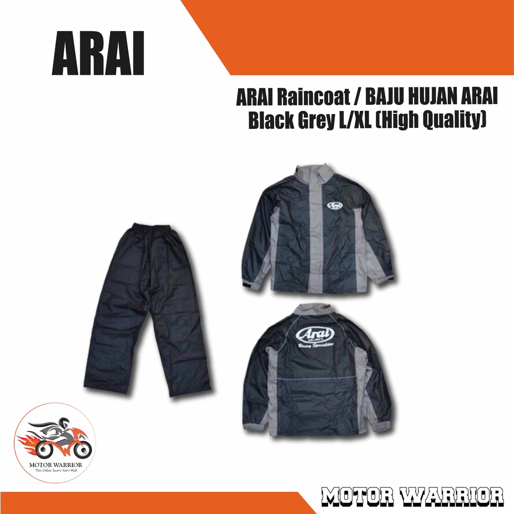 Arai raincoat sale