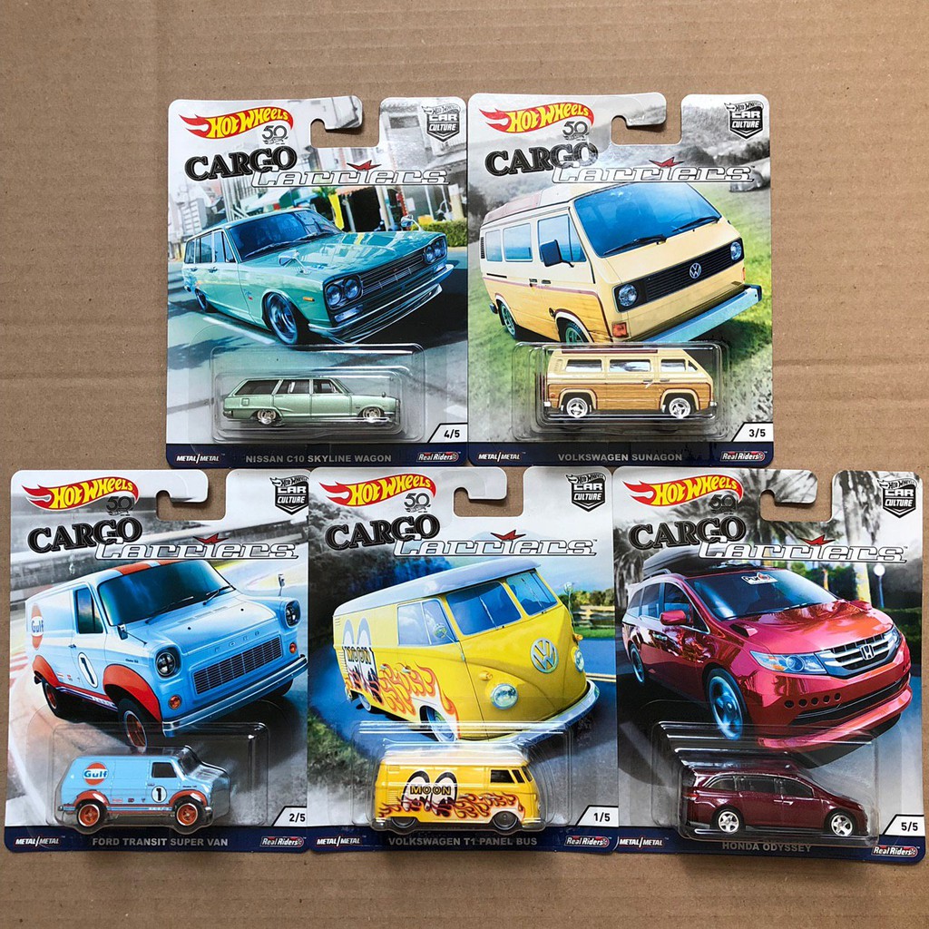 Cargo carriers store hot wheels