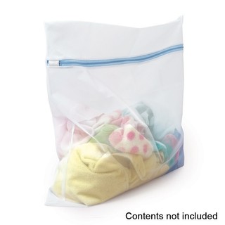 Ample Capacity Transparent Zippered Bra Laundry Bag Thickened Mesh