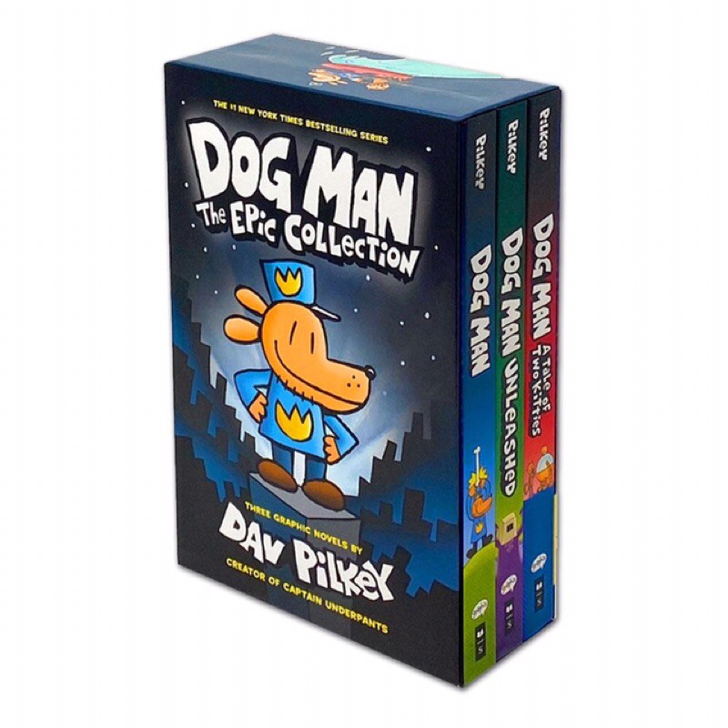 ORIGINAL Dog Man Hard Cover Books box set The Epic Collection by