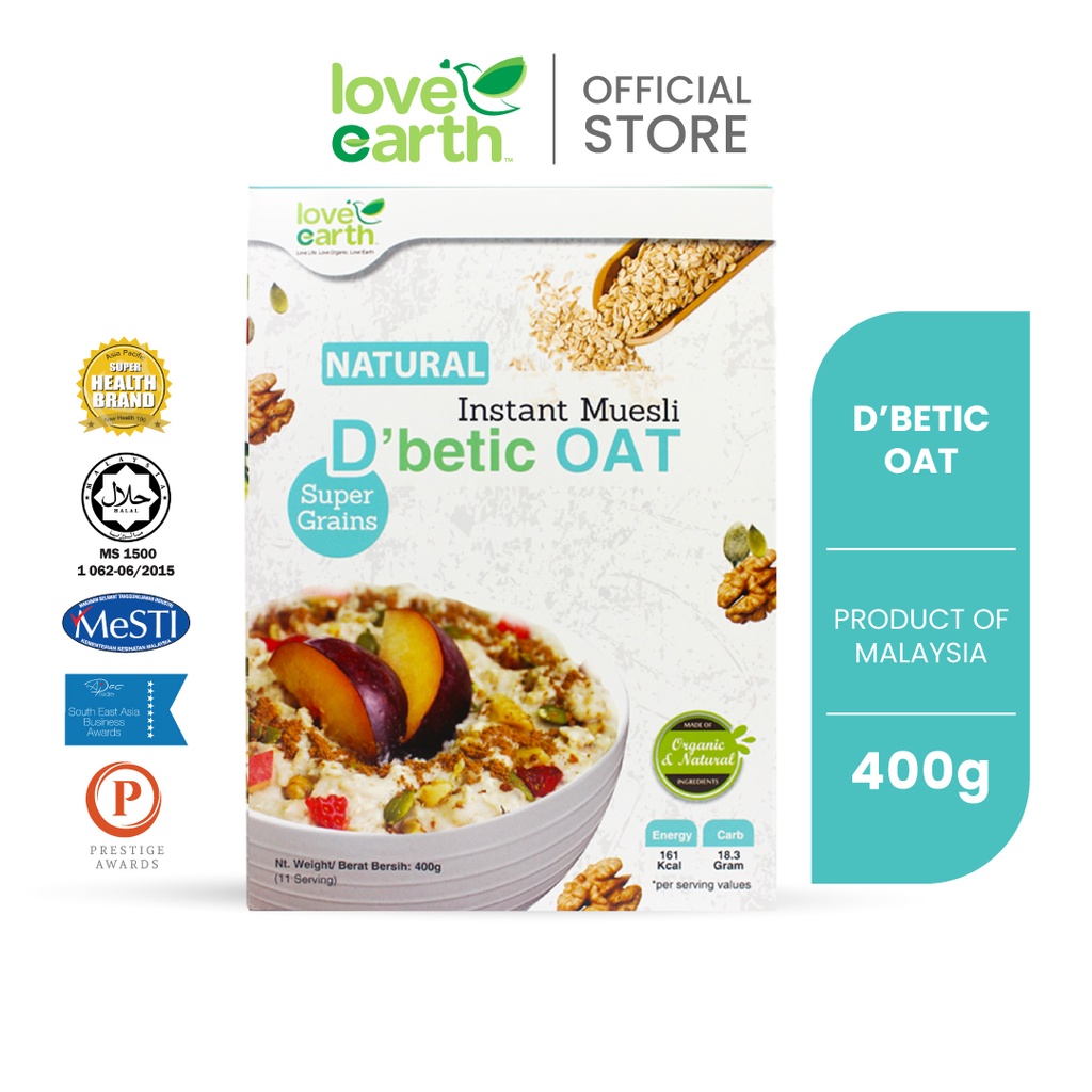 Instant Muesli D'betic Oat 400g Shopee Malaysia
