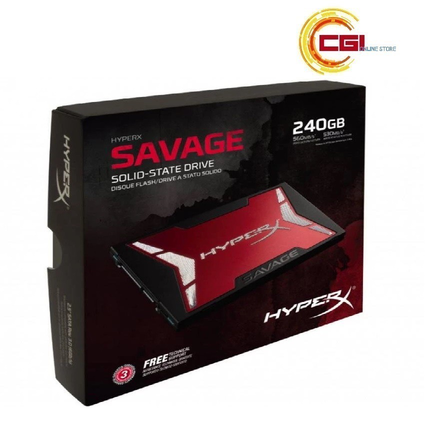 Kingston 240GB HyperX Savage SSD (SHSS37A/240G) | Shopee Malaysia