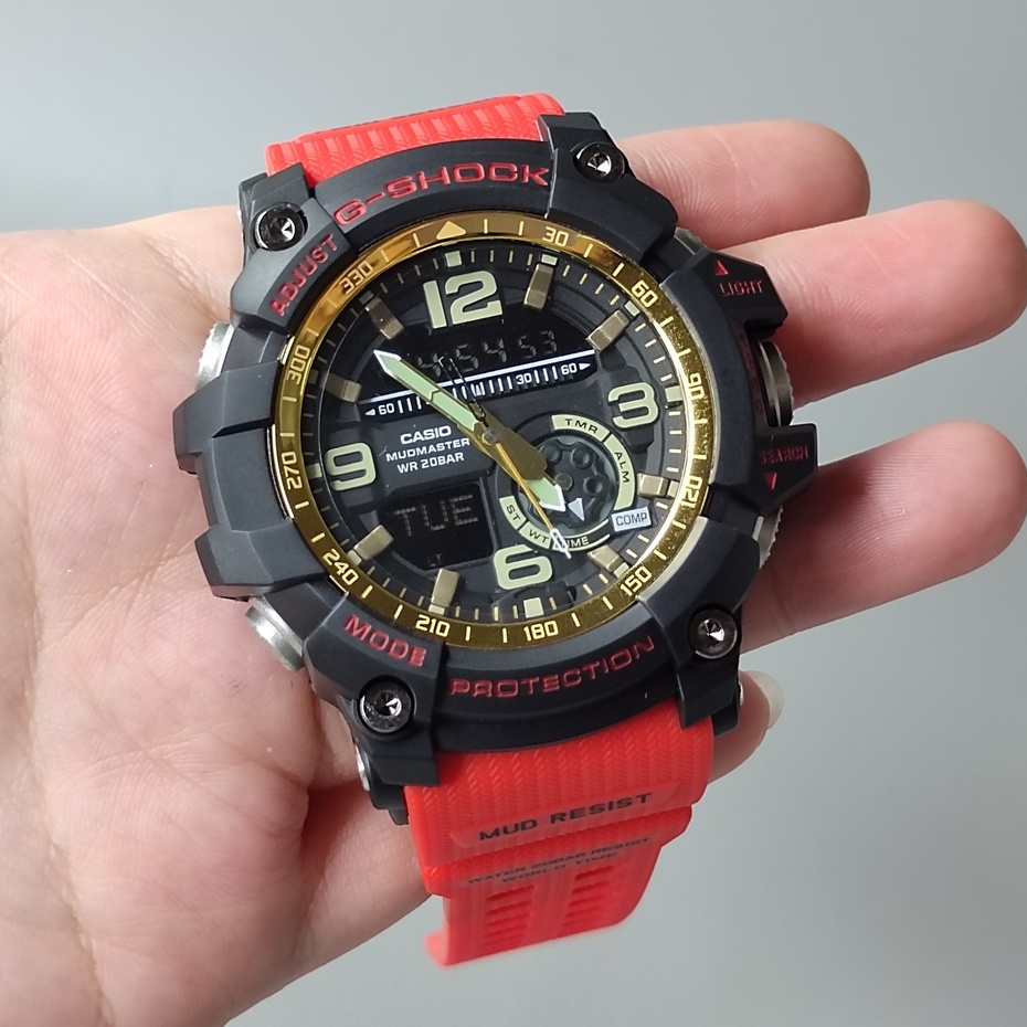 MUDMASTER GSHOCK GG 1000GB 4A RED AND GOLD COLOUR PREMIUM QUALITY