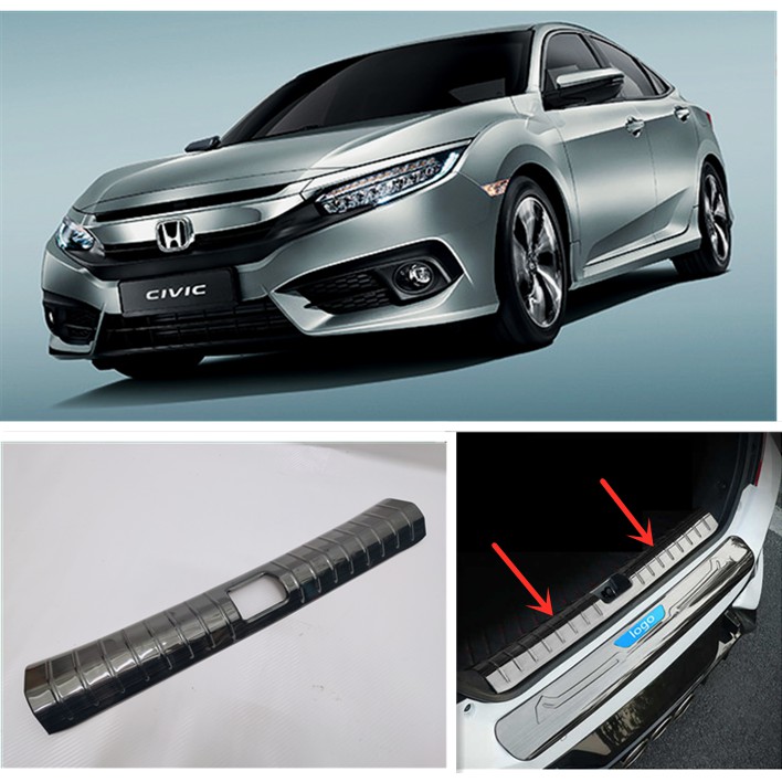 HONDA CIVIC FC 2016-2021 INNER Rear Bumper Guard Trunk Protector ...