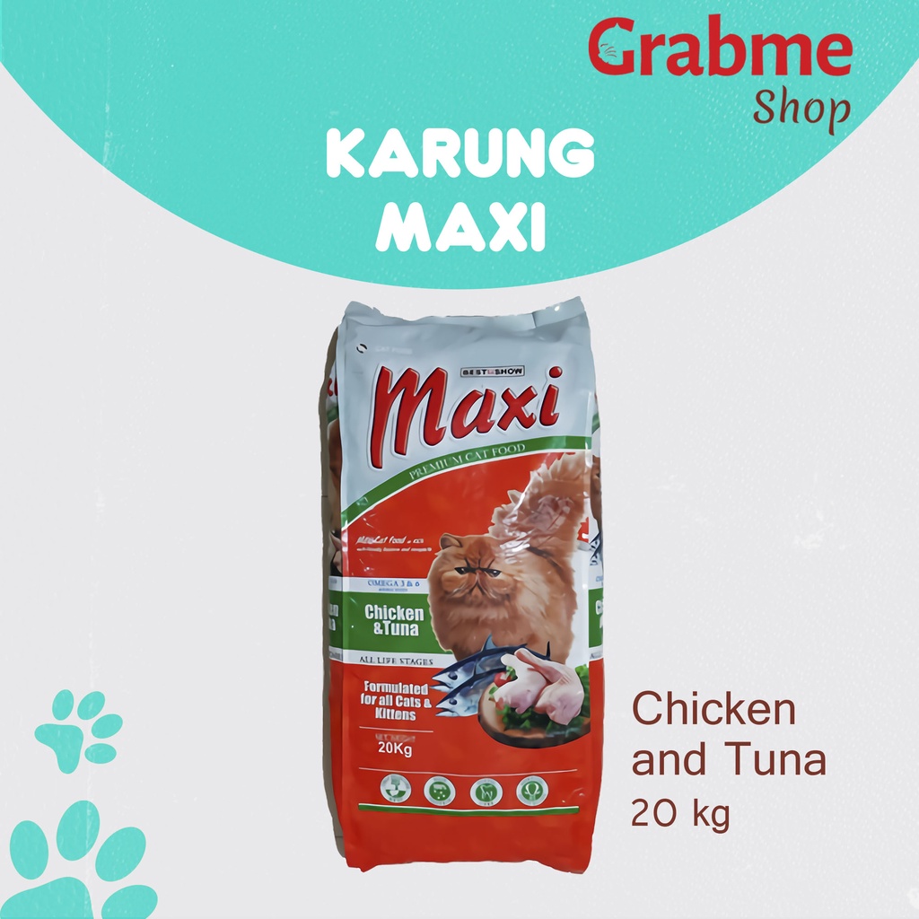 Maxi Dry Cat Food Chicken Tuna Flavored Kg Expedition Shopee