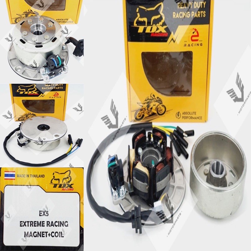 Fox Racing Extreme Racing Magnet + Coil For Honda EX5 Made In Thailand ...