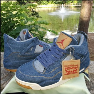Air Jordan 4 Retro Levi - Prices and Promotions - Apr 2023 | Shopee Malaysia