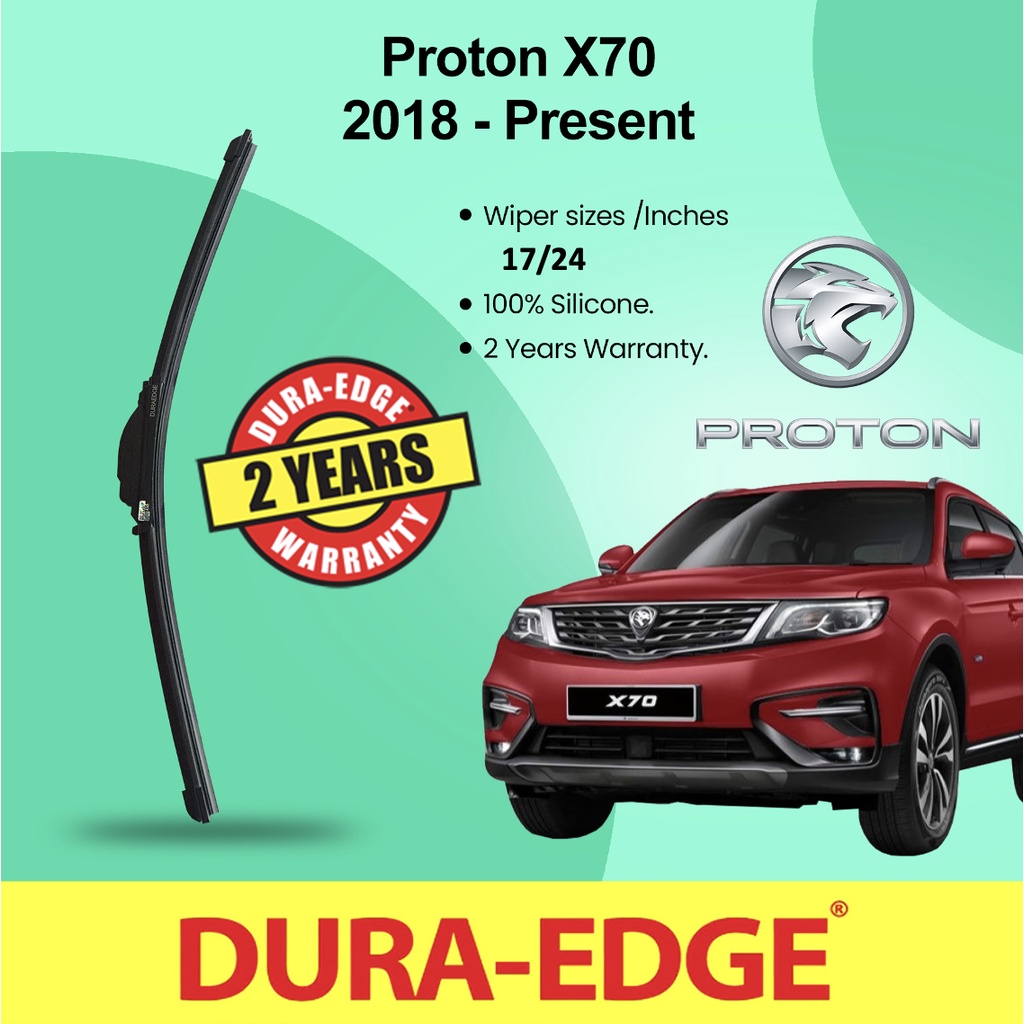 Proton X70 2018Present DuraEdge Silicone Wiper 2 Years Warranty