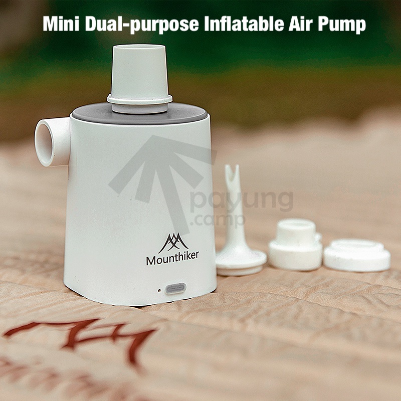 MOUNTAINHIKER Mini Dualpurpose Inflatable Air Pump TypeC Charge Sleeping Bed Mattress Pump