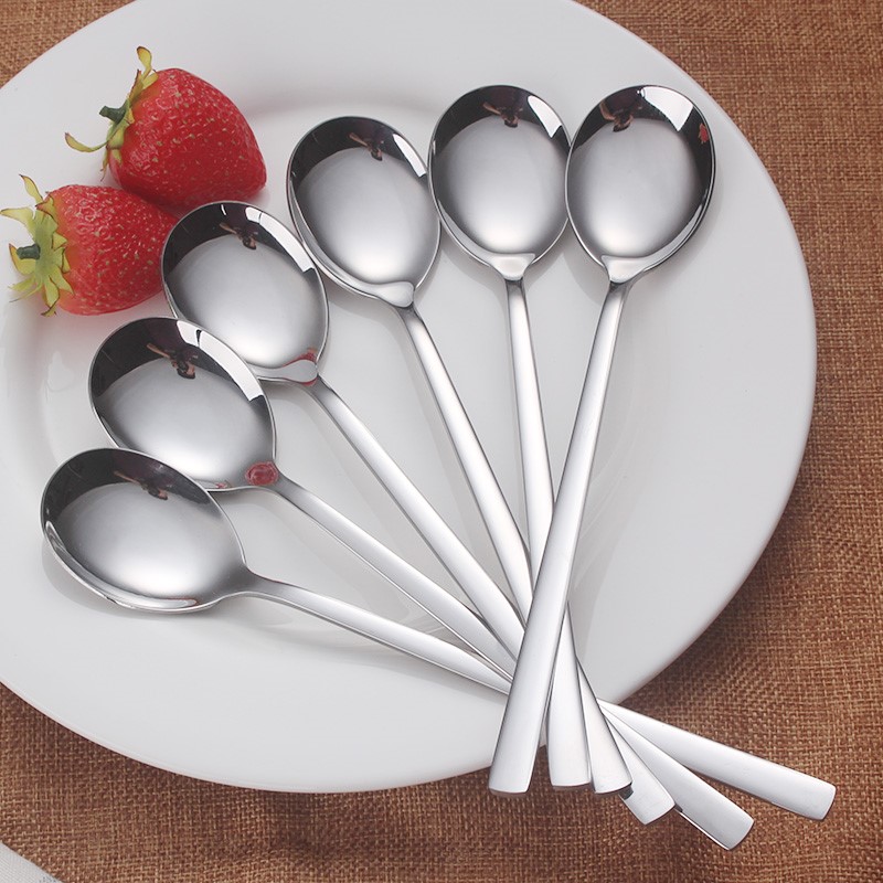 Stainless Steel Dessert Fork/spoon Snacks Cake Fruit Salad Tool