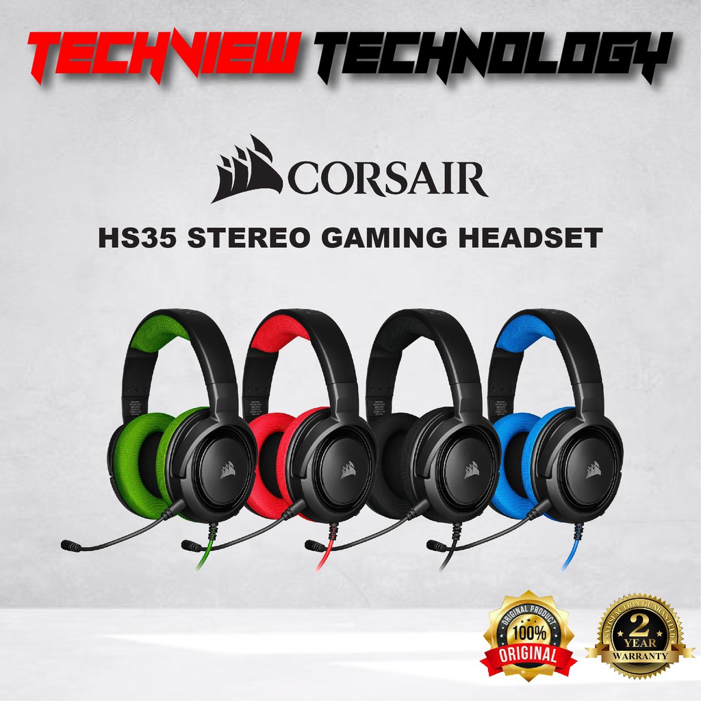 CORSAIR HS35 STEREO GAMING HEADSET Shopee Malaysia