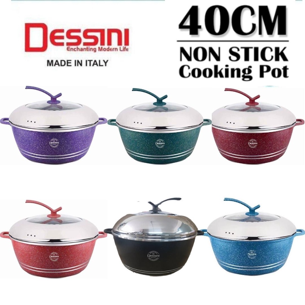 DESSINI 40cm Periuk Rendang Periuk Batu Granite Induction, Granite ...