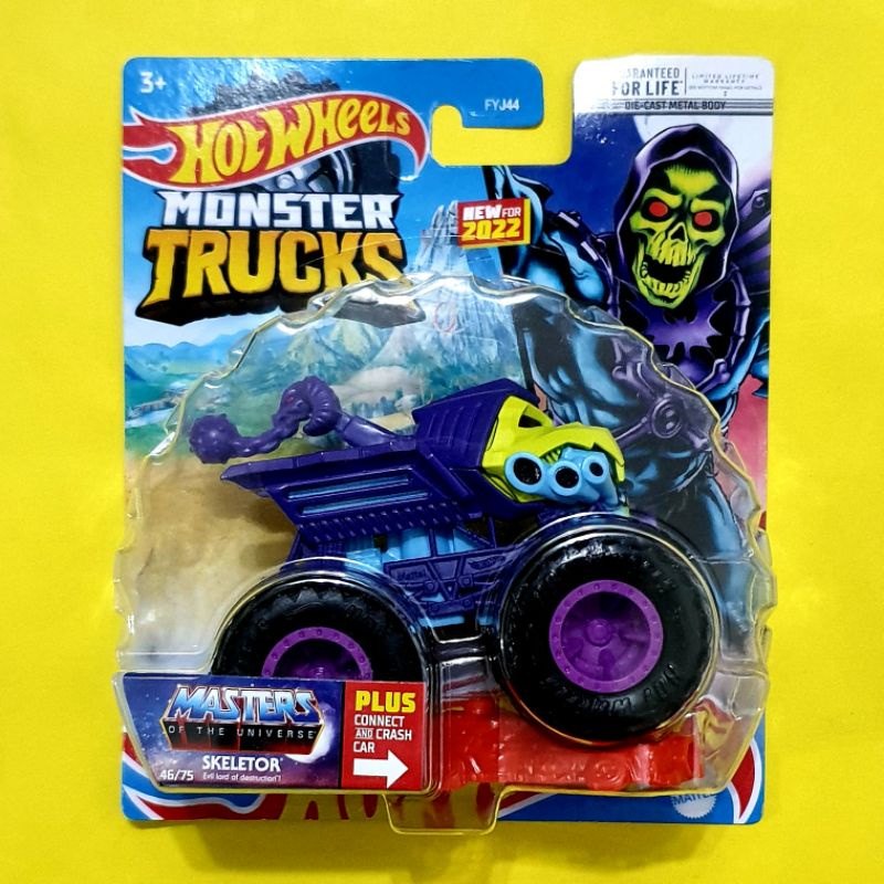 HOT WHEELS MONSTER TRUCK SKELETOR MASTER OF THE UNIVERSE | Shopee Malaysia