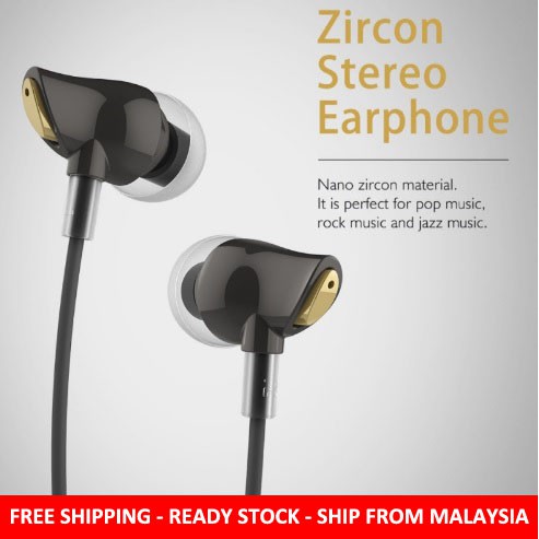 Zircon best sale stereo earphone