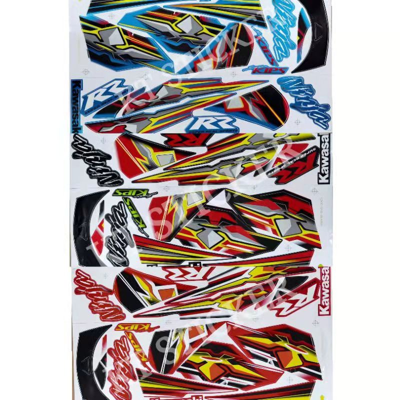 KAWASAKI NINJA RR150 (2) BODY STICKER | Shopee Malaysia