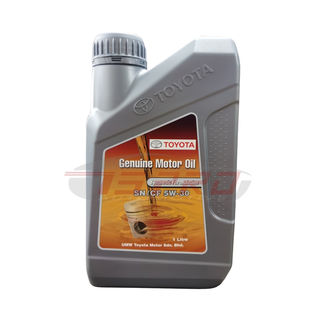 Toyota Genuine 5W-30 5W30 API SN/CF Engine Oil (1L) - Semi Synthetic ...