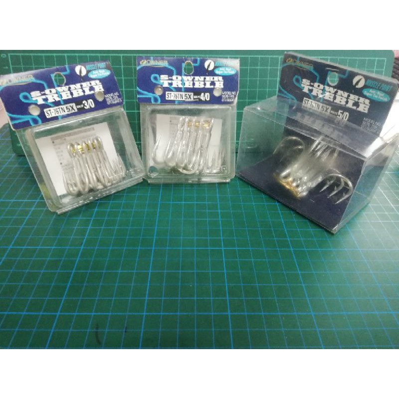 Owner ST-76 5X Treble Hooks