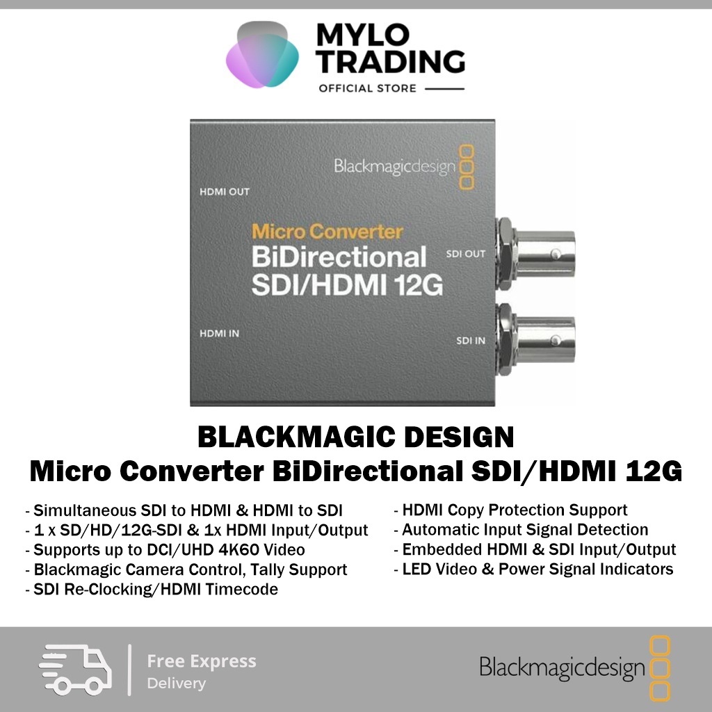 Blackmagic Design Micro Converter BiDirectional SDI/HDMI 12G - CONVBDC ...