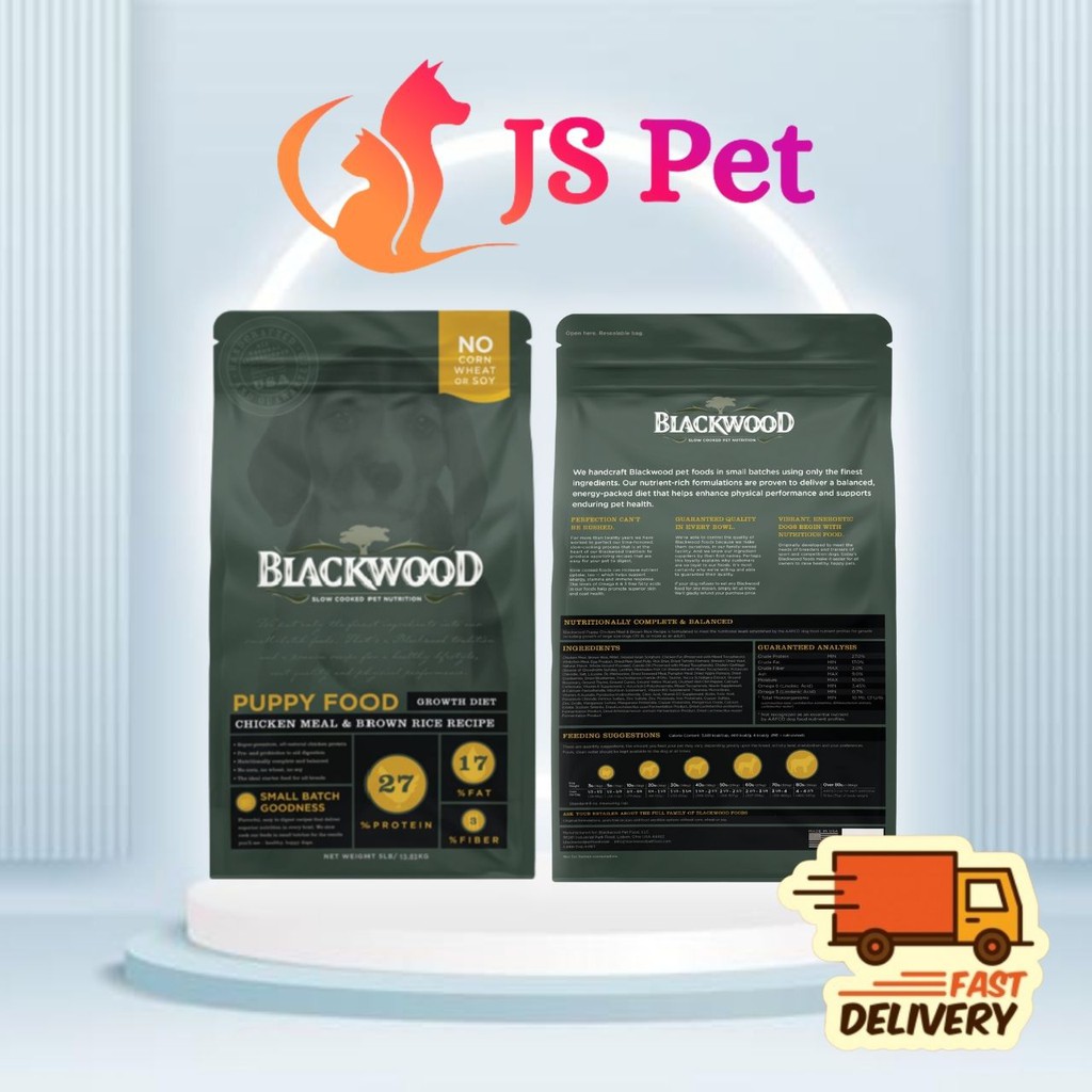 Blackwood puppy food best sale