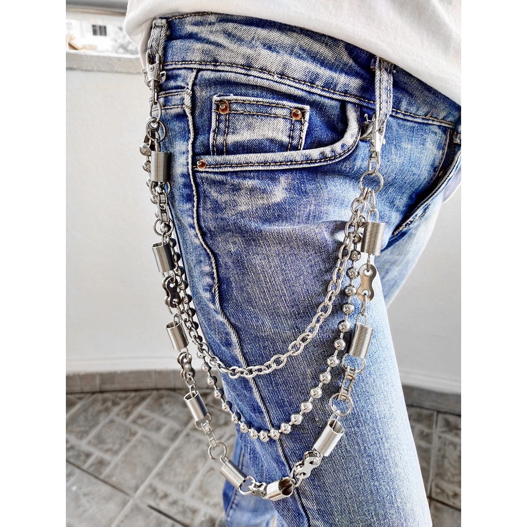 Sliver biker trucker punk skull hook wallet Chain for chain wallet bik