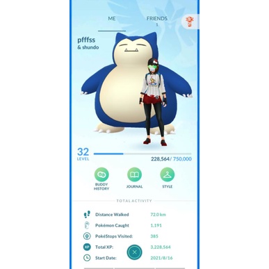 Pokemon go level 32 account: 5 shundo shundo snorlax available rare ...