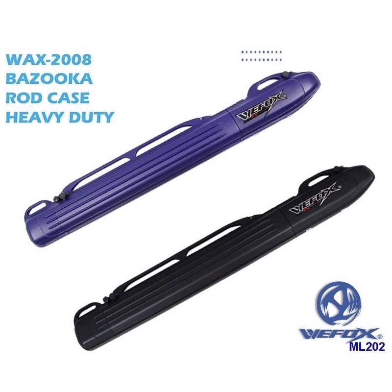 VFOX WEFOX WAX-2008 BAZOOKA HEAVY DUTY ROD CASE | Shopee Malaysia