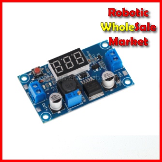DC-DC Buck Step Down Module LM2596 4.0~40V to 1.25-37V Adjustable Voltage Regulator With LED Voltmeter