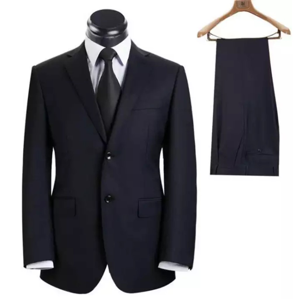NEWEST SET MEN'S SLIMFIT JAS STYLE BLACK 2IN1 INCLUDE OFFICIAL HIGH ...