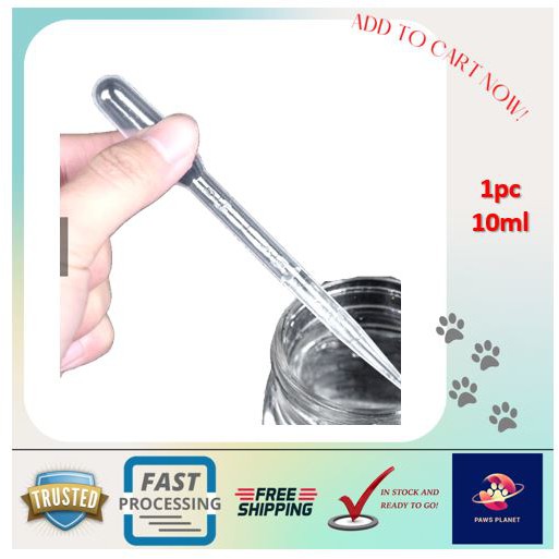 10mL Plastic Pipettes Dropper Disposable Graduated Transfer Liquid ...