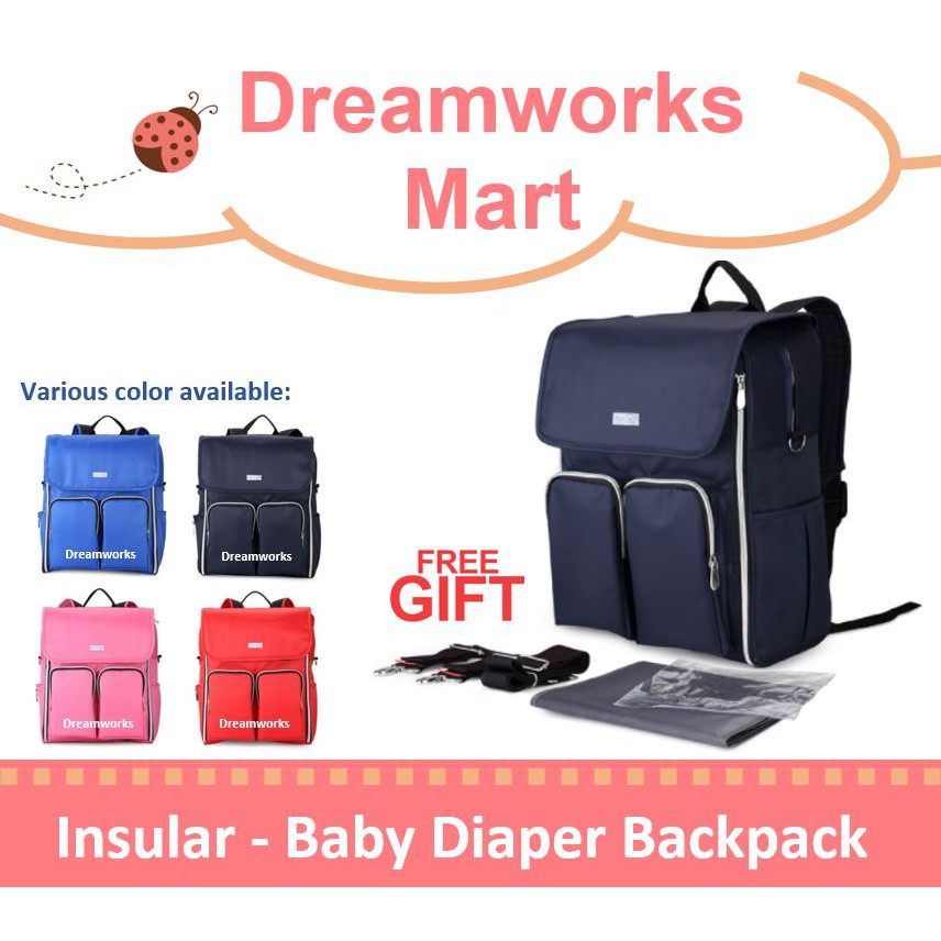 Insular 2024 diaper backpack