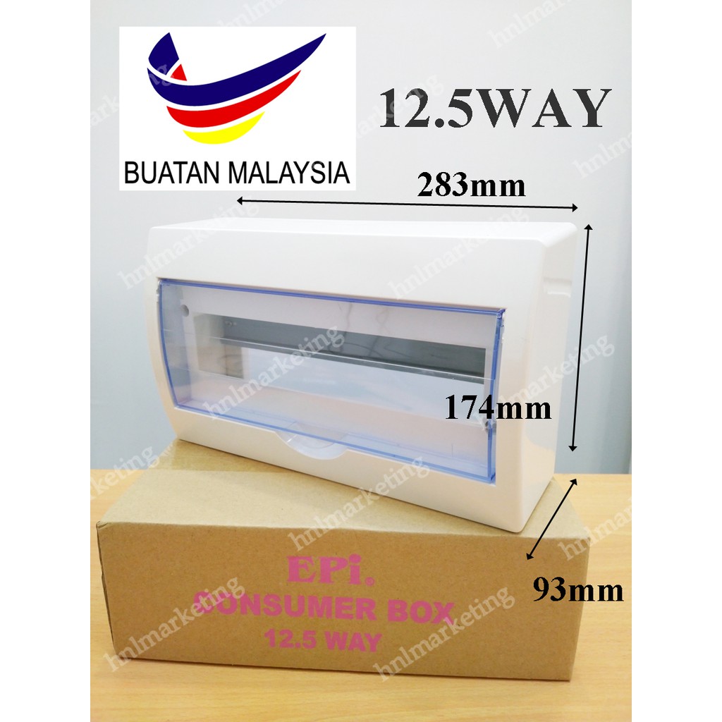 DB BOX MCB DISTRIBUTION BOX ELCB RCCB PVC | Shopee Malaysia