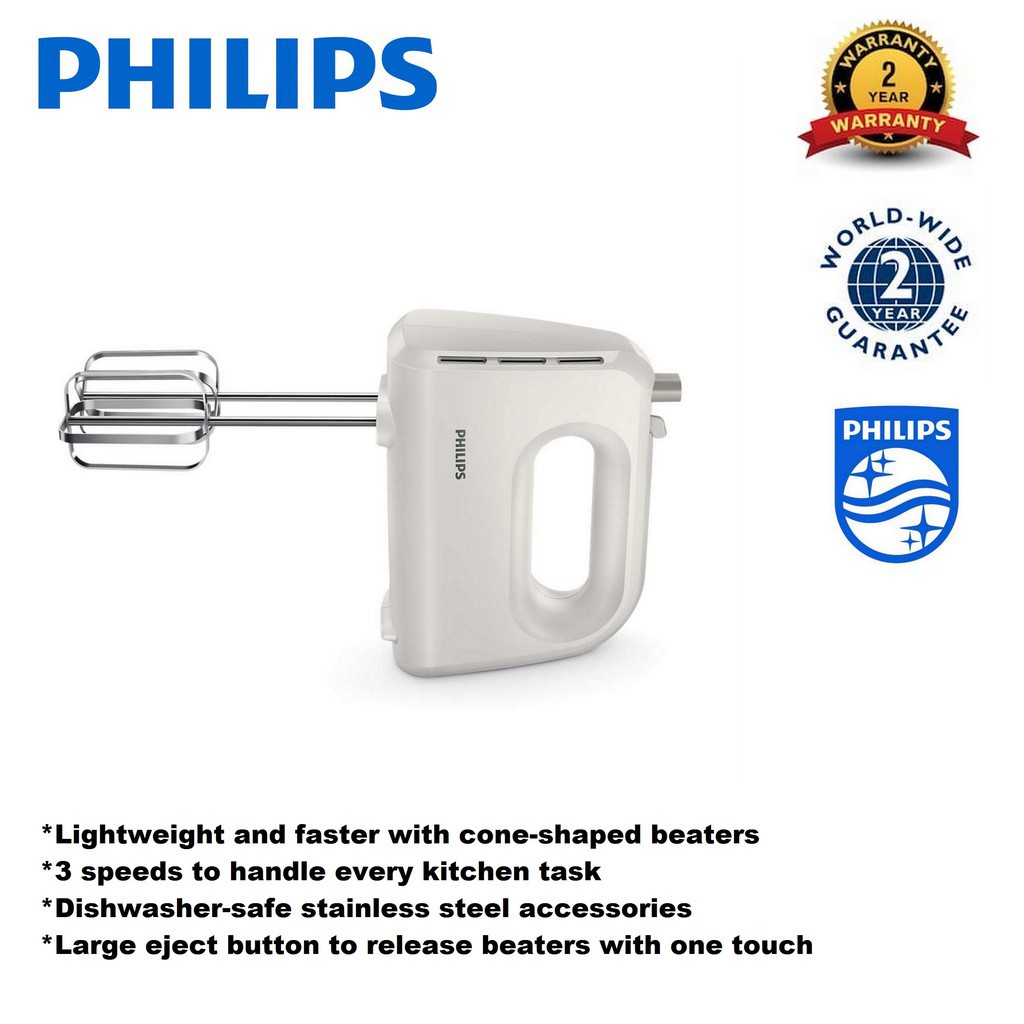 PHILIPS HAND MIXER 200W HR3700 (3 Speed Settings) Shopee Malaysia